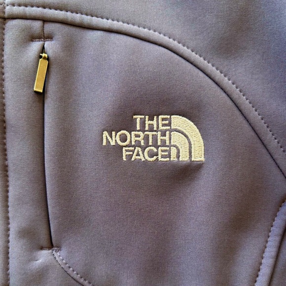 The North Face Women’s Small Soft Shell Apex Heather Purple Grey Gray - Picture 3 of 9